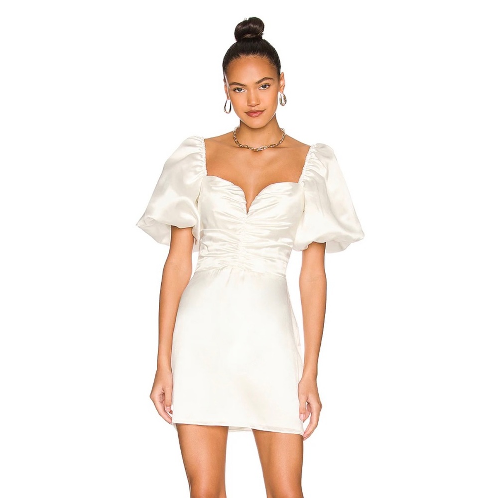 Ivory Bridal Silk Dress